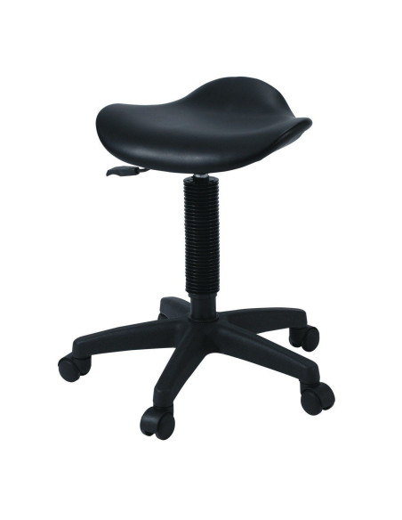 Scaun Salon ComfortPro Black cu șezut triunghiular și pompă hidraulică