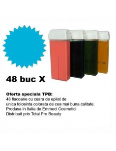 Set 48 Rezerve Ceară Colorată – Epilare Eficientă și Delicată