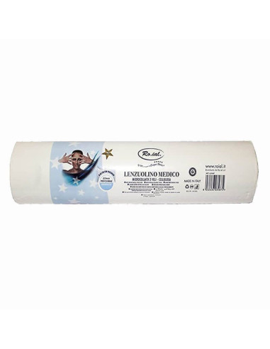 Rola cearșaf hârtie Roial – 60cm x 80m, 2 straturi, pretăiată, ambalată individual