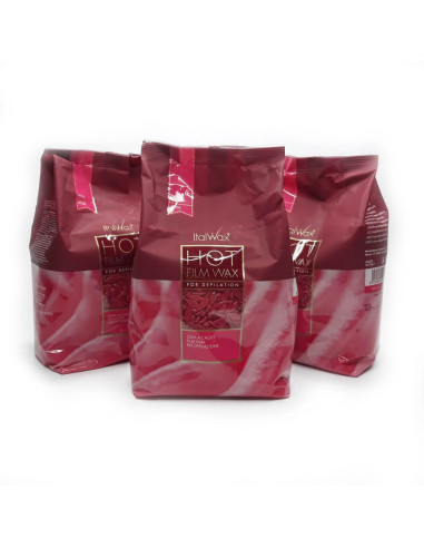Ceară elastică Italwax Rosa perle 1kg pentru epilare profesională