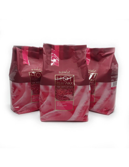 Ceară elastică Italwax Rosa perle 1kg pentru epilare profesională