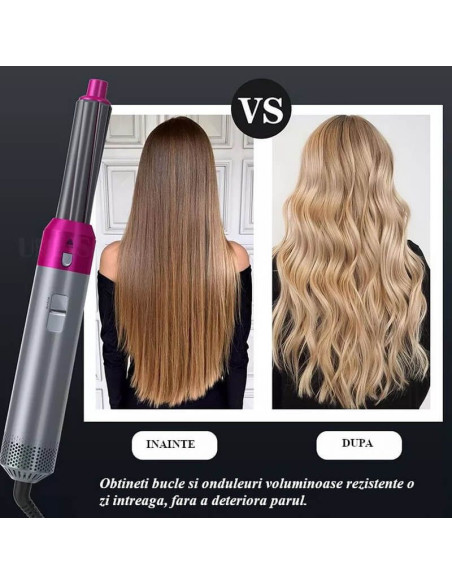 Multistyler 5in1 – aparat de coafat cu 5 capete interschimbabile
