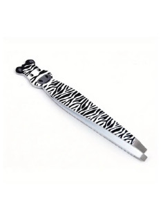 Pensetă semiprofesionala Zebra 9cm – precizie profesională pentru sprâncene