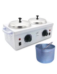 Decantor ceară profesional 6L cu termostat dublu – topire continuă, filtrare pură, ideal pentru saloane