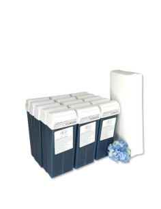 Pachet Consumabile 15Ceară Verde Azulena si 100 benzi
