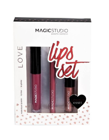 Set cadou pentru Buze ruj, gloss, creion