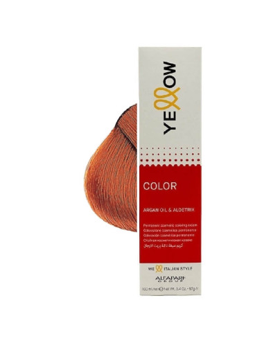 Vopsea Alfaparf 8.4 Blond Cupru Deschis – cu Argan și Aloetrix, 100ml
