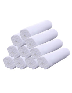 Set 10 Prosoape Baie Bumbac Albe 30x50cm, 450g