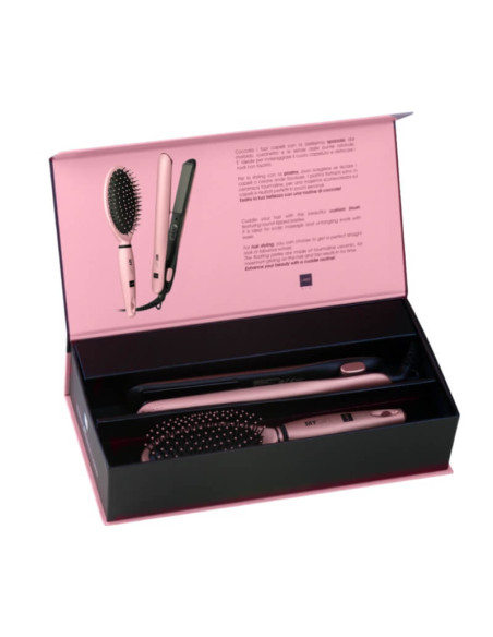 Set Placa de par si perie Pink Love