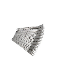 Clipsuri metalice profesionale de frizerie, 9 cm, aluminiu anodizat.