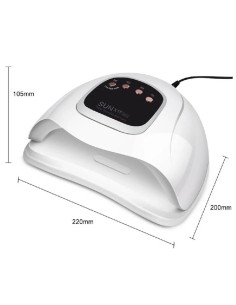 Lampa UV Led Sun X15 cu display digital 280W 2