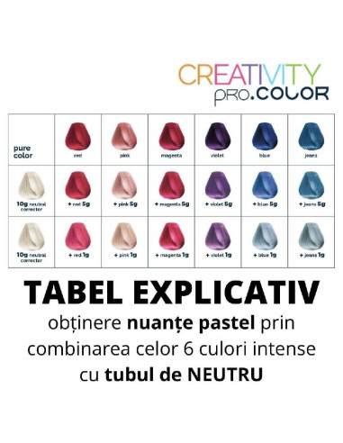 Vopsea pigment Magenta 100ml Pro.co Creativity