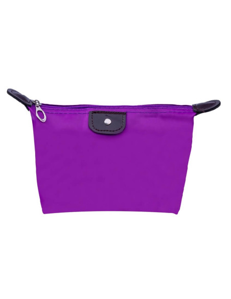 Portfard Anya – material textil impermeabil, mov, 20x14cm