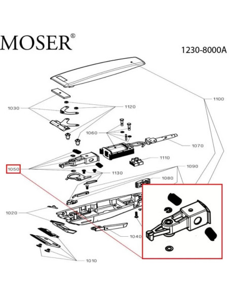 Electromagnet pentru Moser, Wahl, Ermila 1230-7730