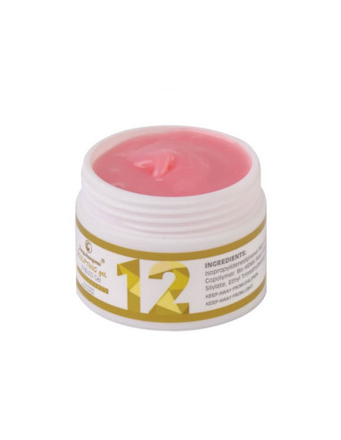 Gel construcție UV/LED FSM nr.12 – 15ml, textură vâscoasă, aplicare ușoară