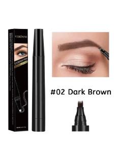 Creion microblading negru – rezistent la apă, ideal pentru sprâncene scurte sau rare
