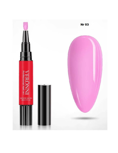 Ojă semipermanentă nr.03 One Step – tip stilou, 5ml, rezistență 3 săptămâni