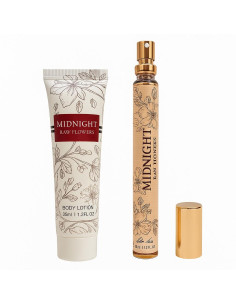 Set parfum și cremă de mâini Midnight Raw Flowers – oriental floral, cadou romantic 2