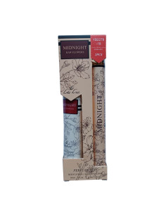 Set parfum și cremă de mâini Midnight Raw Flowers – oriental floral, cadou romantic