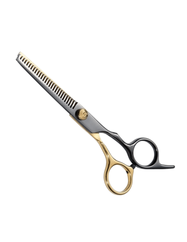 Foarfecă Black/Gold pentru filat părul – precizie și design premium
