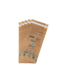 Set 25 pungi sterilizare autosigilante pentru pupinel 10×20 cm – aer cald & autoclav, hârtie kraft 220°C