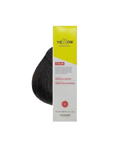 Vopsea păr Yellow 5.00 maro light intens – nuanță profesională