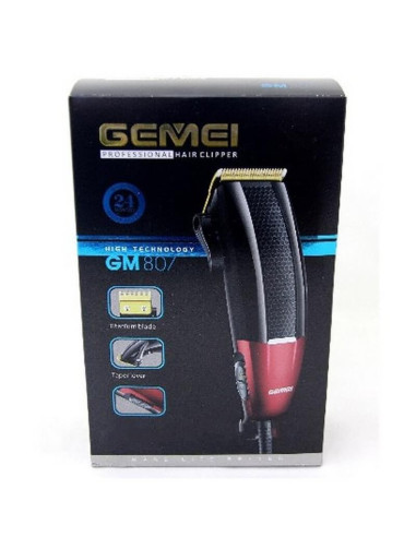 Mașină profesională de tuns Gemei GM 807 cu accesorii complete.