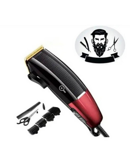 Mașină profesională de tuns Gemei GM 807 cu accesorii complete.