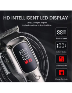 Mașină de tuns GM8051 cu afișaj LED și autonomie 2000 mAh. 2