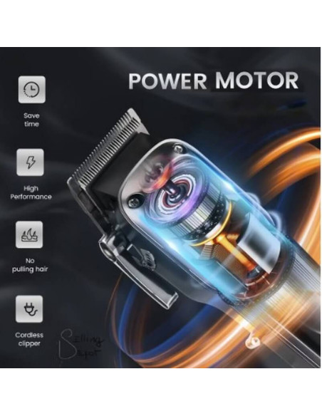 Mașină de tuns GM8051 cu afișaj LED și autonomie 2000 mAh.