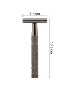 Aparat de ras clasic 10,3 cm cu mâner anti-alunecare și 5 lame