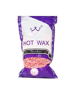 Ceară epilat roz 1 kg pentru zone sensibile, fire groase