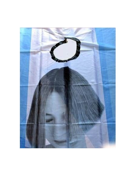 Pelerină de tuns textil – 120×130 cm