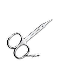 Forfecuță Cuticule Profesională – Vârf Curbat, Finisaj Lucios