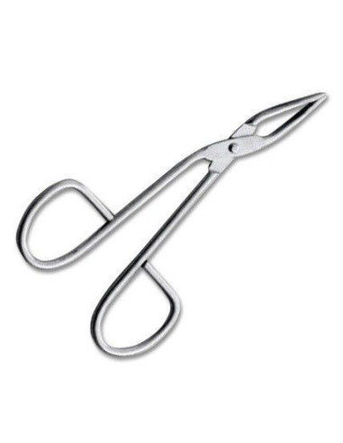 Pensetă Cosmetica Profesională Tip Clește – Vârf Oblic, Mată, 3,5"