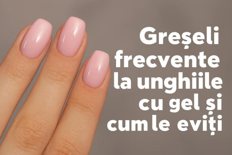 Greșeli frecvente la unghiile cu gel – manichiură profesională TPB.ro